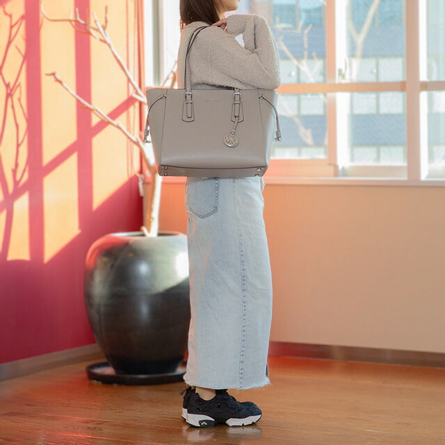 マイケルコース トートバッグ レディース ブランド MICHAEL KORS レザー 30H7SV6T8L グレー 30H7SV6T8L-081