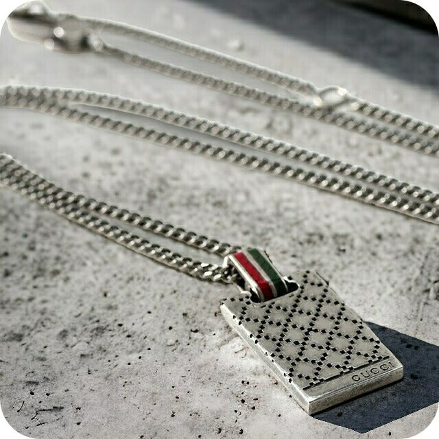 グッチ ネックレス GUCCI ディアマンテモチーフ ペンダント シルバー925 メンズ レディース 310481 J89L0 8518 シルバー アクセサリー 記念品 ギフト 310481-J89L0-8518