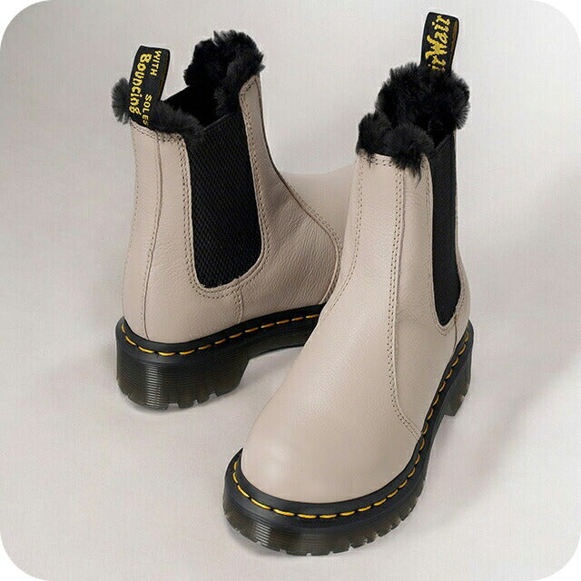 ドクターマーチン サイドゴアブーツ メンズ レディース ブランド DR.MARTENS レザー 31300348 9 VINTAGE TAUPE ベージュ 31300348-9