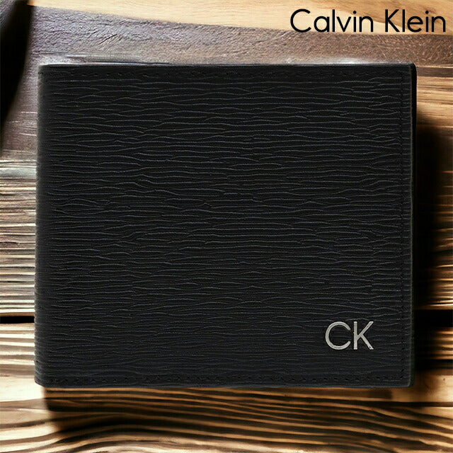 カルバンクライン 二つ折り財布 メンズ ブランド Billfold With Coin Pocket 革 レザーウォレット 小銭入れ レザー 31CK130008 31CK130008