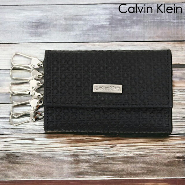 カルバンクライン キーケース メンズ ブランド Key Case レザー 革 31CK170001 ブラック 小物 31CK170001