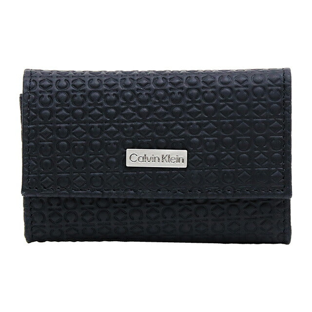 カルバンクライン キーケース メンズ ブランド Key Case レザー 革 31CK170001 ブラック 小物 31CK170001