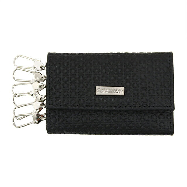カルバンクライン キーケース メンズ ブランド Key Case レザー 革 31CK170001 ブラック 小物 31CK170001