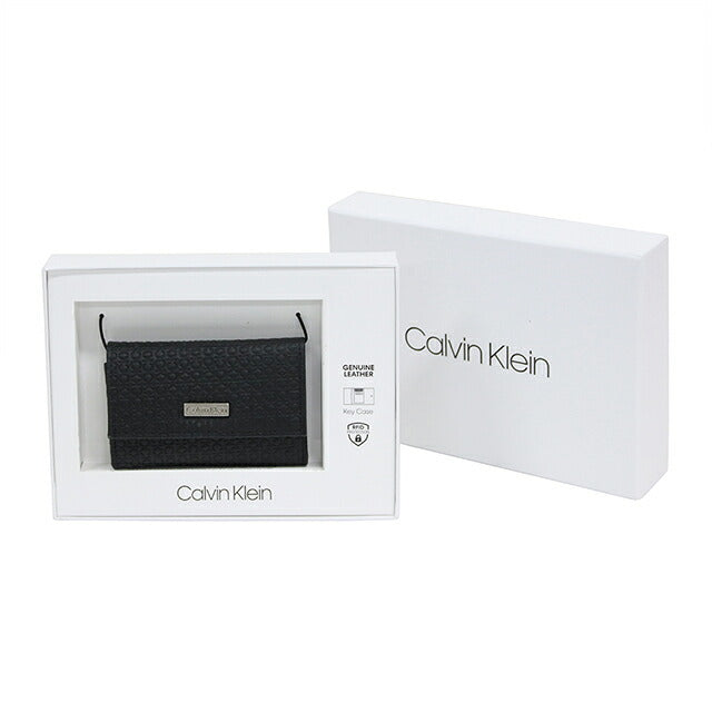 カルバンクライン キーケース メンズ ブランド Key Case レザー 革 31CK170001 ブラック 小物 31CK170001