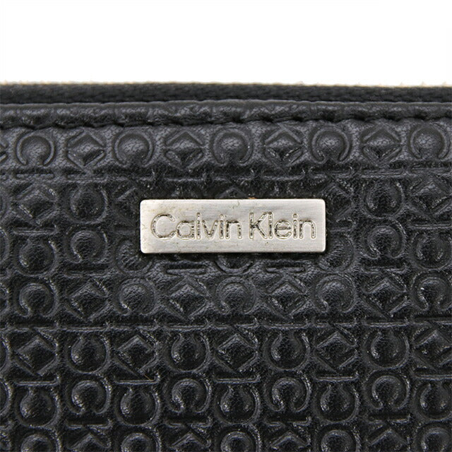 カルバンクライン 長財布 メンズ ブランド Zip Aroiund Wallet 革 レザーウォレット 小銭入れあり レザー 31CK190002 ブラック 31CK190002