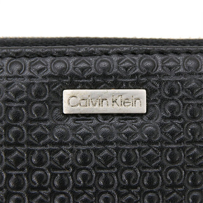 カルバンクライン 長財布 メンズ ブランド Zip Aroiund Wallet 革 レザーウォレット 小銭入れあり レザー 31CK190002 ブラック 31CK190002