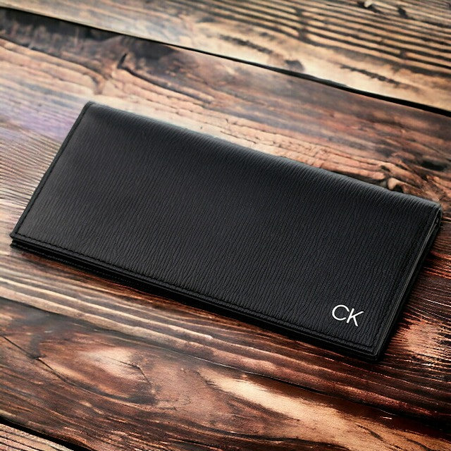 カルバンクライン 財布 メンズ ブランド 長財布 革 レザーウォレット 小銭入れあり Secretary 31CK190003 ブラック 31CK190003