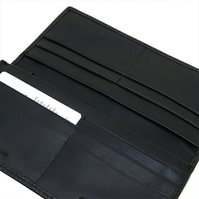 カルバンクライン 長財布 メンズ ブランド Secretar 革 レザーウォレット 小銭入れあり レザー 31CK190005 ブラック 財布 31CK190005