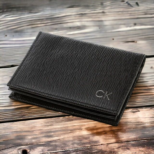カルバンクライン カードケース メンズ ブランド Card Case Leather 革 レザー 31CK200002 ブラック 小物 31CK200002