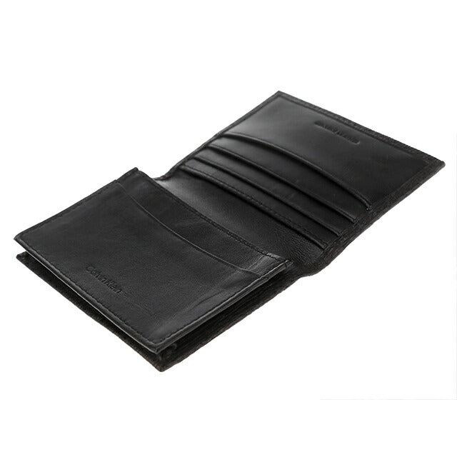 カルバンクライン カードケース メンズ ブランド Card Case Leather 革 レザー 31CK200002 ブラック 小物 31CK200002