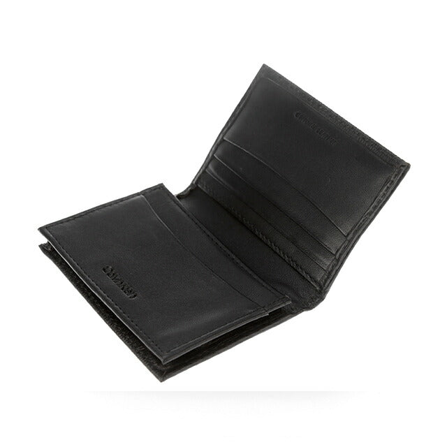 カルバンクライン カードケース メンズ ブランド Card Case（Key Fob Gift Set） Leather 革 レザー 31CK330017 ブラック 小物 31CK330017