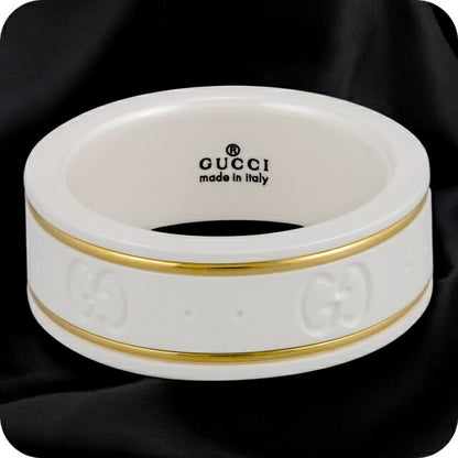 グッチ リング メンズ ブランド GUCCI 325964-J85V5 ホワイト 325964-J85V5-8062-15