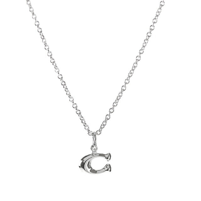 コーチ COACH ネックレス 335949 RHO030 コーチ ネックレス レディース ブランド COACH ペンダント ロゴ