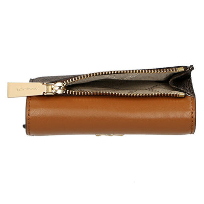 マイケル・コース 三つ折り財布 三折財布 レディース ブランド MICHAEL KORS VIETNAM 34S1GNME6B 252 ブラウン/ダークブラウン