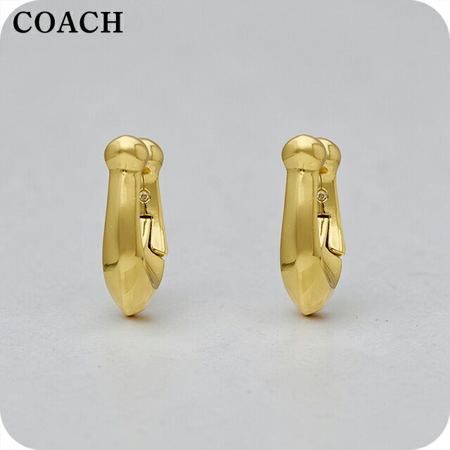 Coach earrings ladies brand COACH 351447 GD710 gold accessories