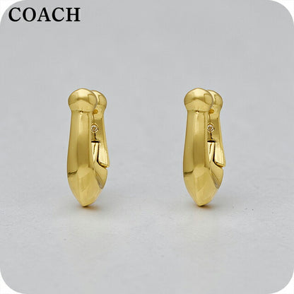 Coach earrings ladies brand COACH 351447 GD710 gold accessories