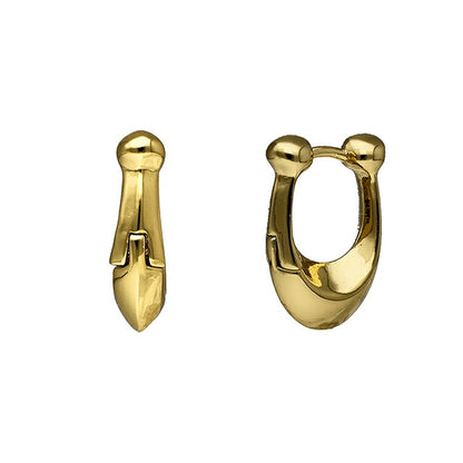 Coach earrings ladies brand COACH 351447 GD710 gold accessories