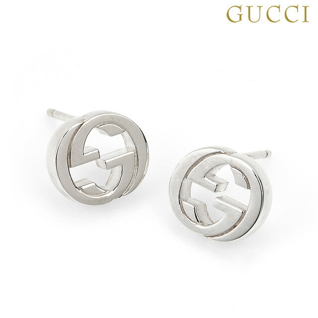 グッチ ピアス GUCCI インターロッキングG スタッド sterling silver メンズ レディース 356289 J8400 8106 シルバー アクセサリー 356289-J8400-8106