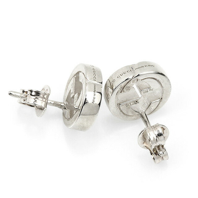 グッチ ピアス GUCCI インターロッキングG スタッド sterling silver メンズ レディース 356289 J8400 8106 シルバー アクセサリー 356289-J8400-8106