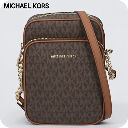 マイケルコース ショルダーバッグ レディース アウトレットブランド MICHAEL KORS ジェットセット トラベル 35F1GTVC2B-BR BROWN 35F1GTVC2B-BR