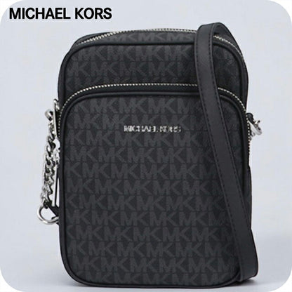 マイケルコース ショルダーバッグ レディース アウトレットブランド MICHAEL KORS ジェットセット トラベル 35F1STVC2B-BK BLACK 35F1STVC2B-BK