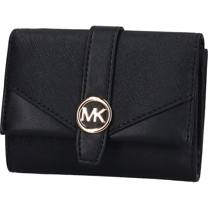 マイケルコース 二つ折り財布 二折財布 コンパクト レディース アウトレットブランド MICHAEL KORS グリニッチ 35S5GGRE6L-BK BLACK 35S5GGRE6L-BK