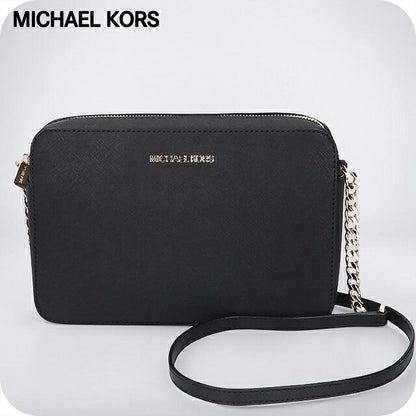 マイケルコース ショルダーバッグ レディース アウトレットブランド MICHAEL KORS ジェットセット アイテム 35T8GTTC9L-BK BLACK 35T8GTTC9L-BK