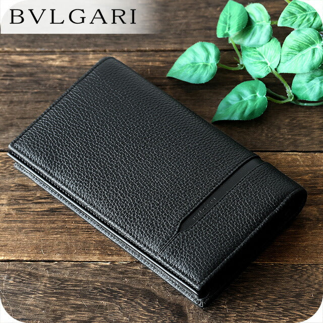 ❦ Hukumari ❦様 ブルガリ 長財布 メンズ ブランド BVLGARI 36966 BLK ブラック 36966