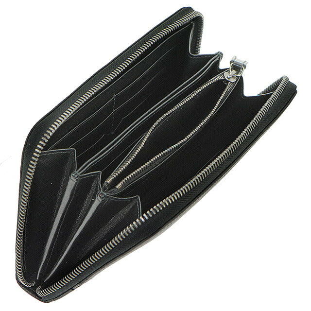 BVLGARI 長財布 ブラック メンズ 36968 BVLGARI ブルガリ 36968 GRAIN/BLK 長財布 メンズ 送料無料
