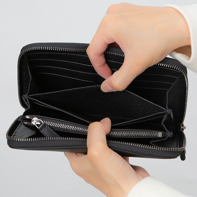ブルガリ 長財布 メンズ ブランド BVLGARI 36968 BLK ブラック 36968-BLK