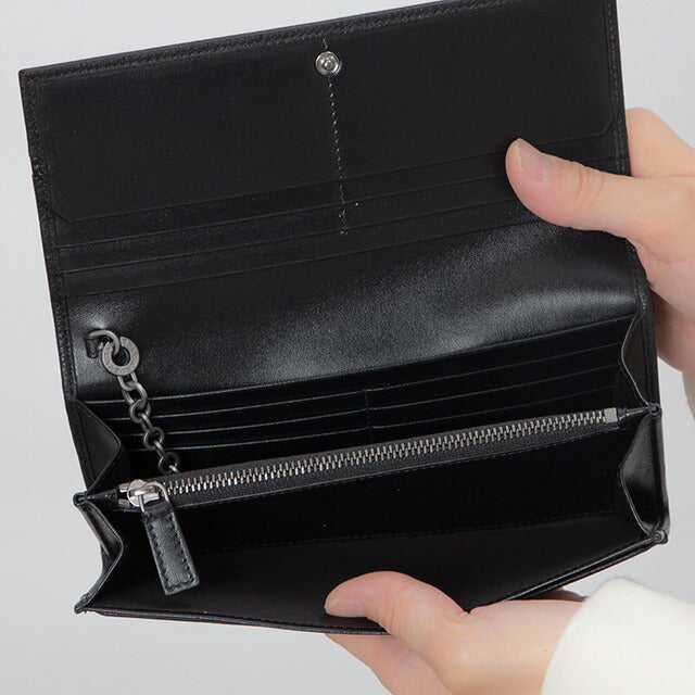 ブルガリ 長財布 メンズ ブランド BVLGARI 36970 BLK ブラック 36970-BLK