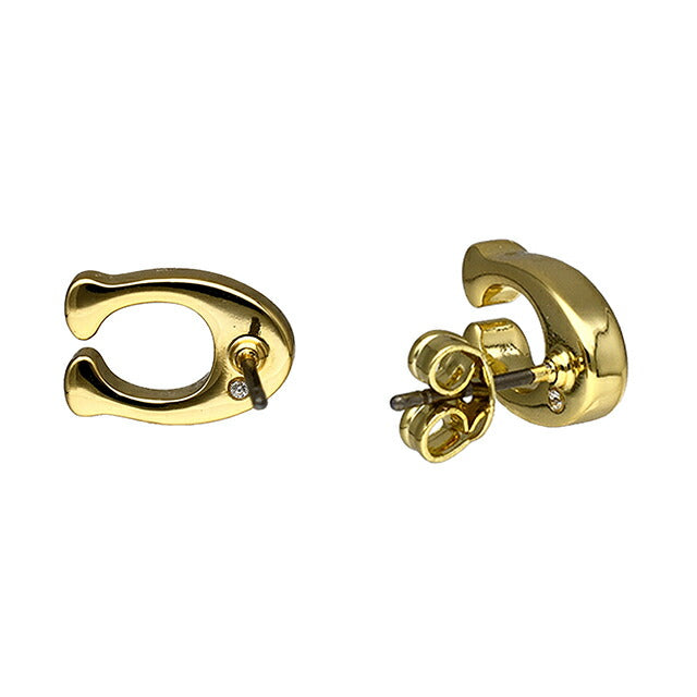 Coach earrings ladies brand COACH 369816 GD710 gold accessories