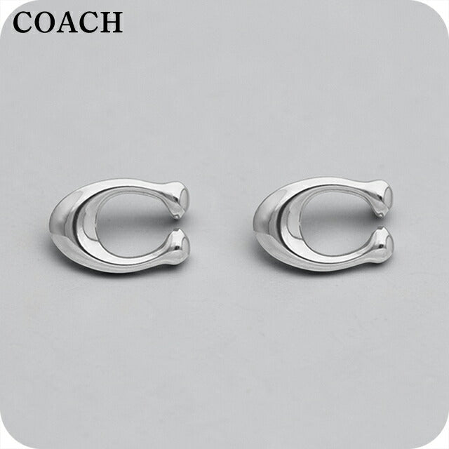 Coach earrings ladies brand COACH 369816 RH030 silver accessories