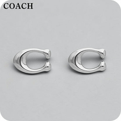 Coach earrings ladies brand COACH 369816 RH030 silver accessories