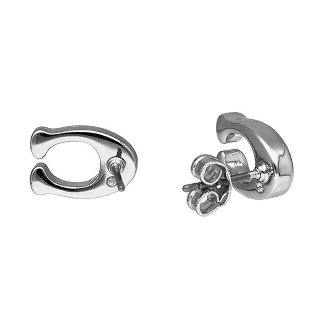 Coach earrings ladies brand COACH 369816 RH030 silver accessories