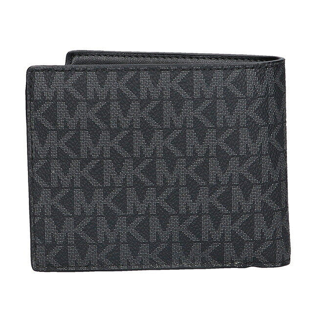 マイケルコース 二つ折り財布 二折財布 コンパクト メンズ アウトレットブランド MICHAEL KORS クーパー 36U9LCRF3B-BK BLACK 36U9LCRF3B-BK