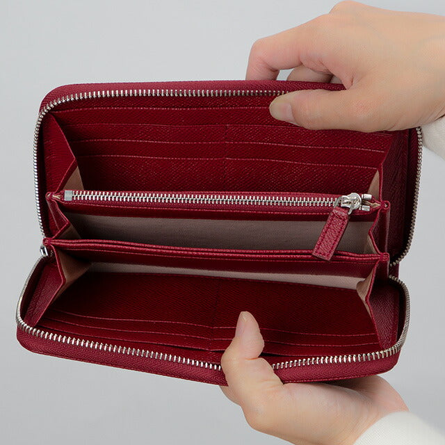 ブルガリ 長財布 メンズ ブランド BVLGARI 37340 RUBY ルビーレッド 37340-RUBY