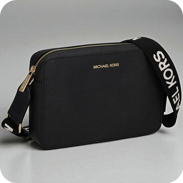 マイケル・コース ショルダーバッグ レディース ブランド MICHAEL KORS レザー 38H3GJ6C7L 001 ブラック 斜めがけ 高級 おしゃれ プレゼント 女性 実用的 かわいい
