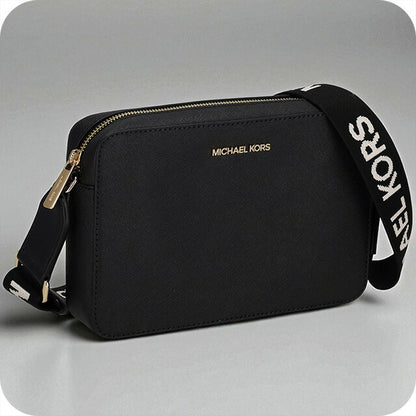 マイケル・コース ショルダーバッグ レディース ブランド MICHAEL KORS レザー 38H3GJ6C7L 001 ブラック 斜めがけ 高級 おしゃれ プレゼント 女性 実用的 かわいい