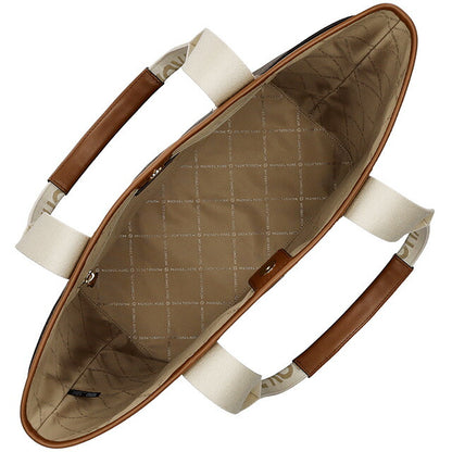マイケル・コース トートバッグ レディース ブランド MICHAEL KORS レザー 38S4G5VT3B 227 ダークブラウン/ホワイト 軽量 手提げ 高級 おしゃれ プレゼント 女性 実用的 かわいい