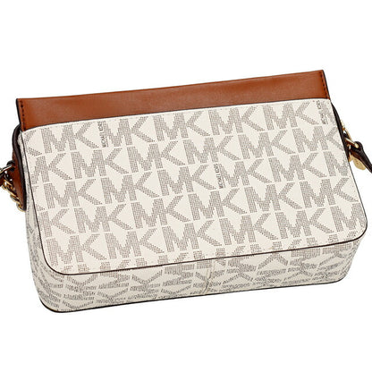 マイケル・コース ショルダーバッグ レディース ブランド MICHAEL KORS MYANMAR 38S4GJ6C3B 099 ホワイト/ブラウン 斜めがけ 高級 おしゃれ プレゼント 女性 実用的 かわいい