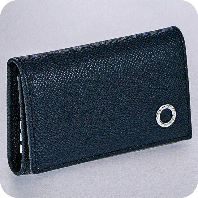 ブルガリ キーケース メンズ ブランド BVLGARI 39318 DSAP ネイビー 39318-DSAP