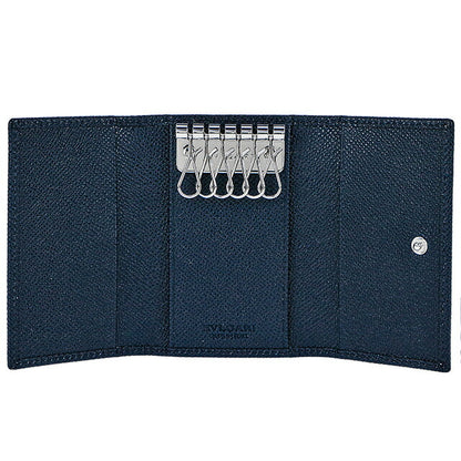 ブルガリ キーケース メンズ ブランド BVLGARI 39318 DSAP ネイビー 39318-DSAP