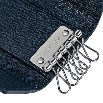 ブルガリ キーケース メンズ ブランド BVLGARI 39318 DSAP ネイビー 39318-DSAP