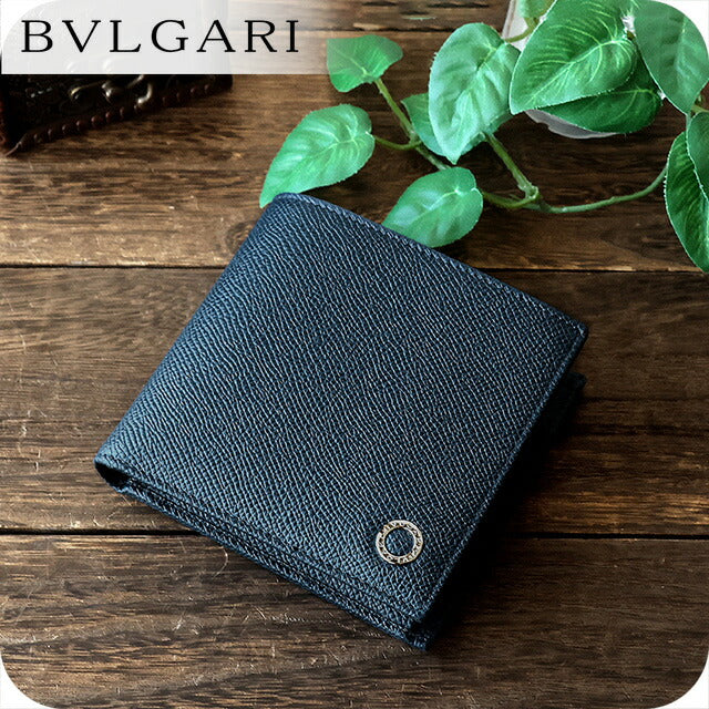 ブルガリ 二つ折り財布 メンズ ブランド BVLGARI 39324 DSAP デニムサファイア ウォレット 高級 おしゃれ プレゼント 実用的
