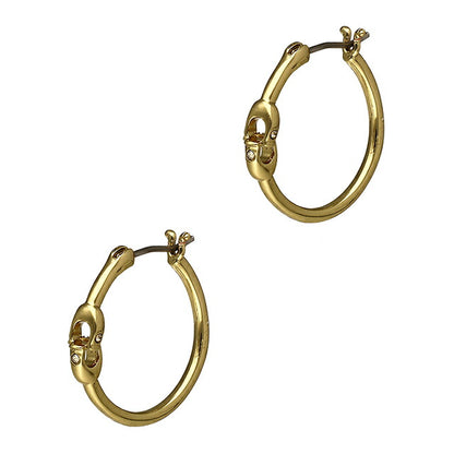 Coach earrings ladies brand COACH 408160 GD710 gold accessories