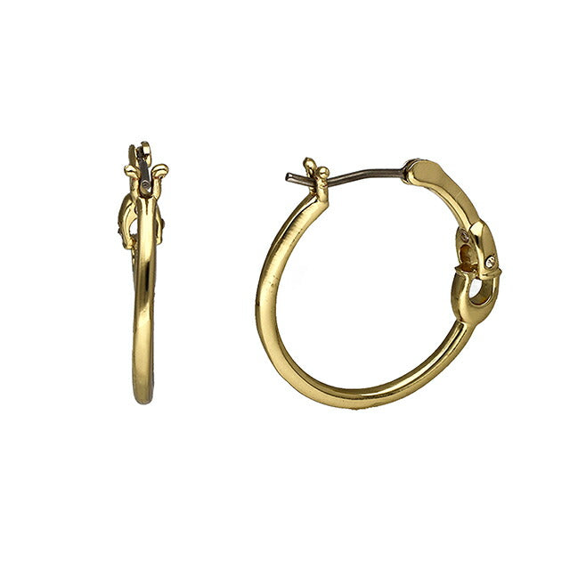 Coach earrings ladies brand COACH 408160 GD710 gold accessories