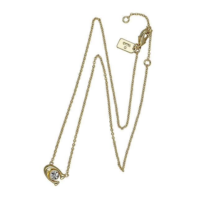 Coach Necklace Earrings Set Women&