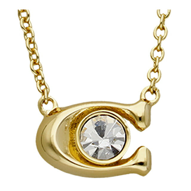 Coach Necklace Earrings Set Women&