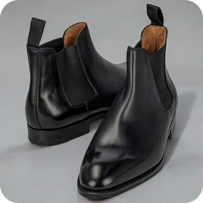 ジョンロブ サイドゴアブーツ メンズ ブランド JOHN LOBB レザー 424041L ブラック 424041L-1R-8-5
